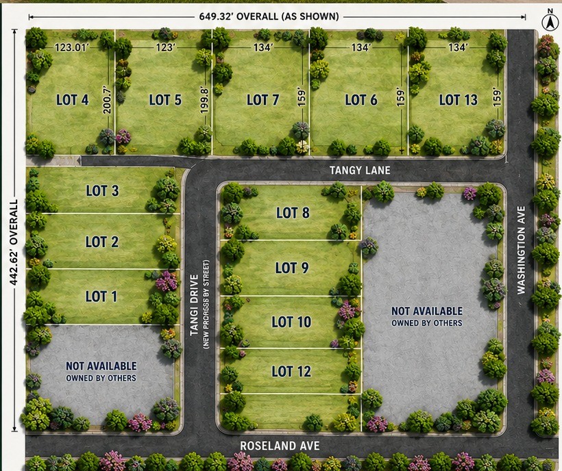 Kaylee Estates lot map